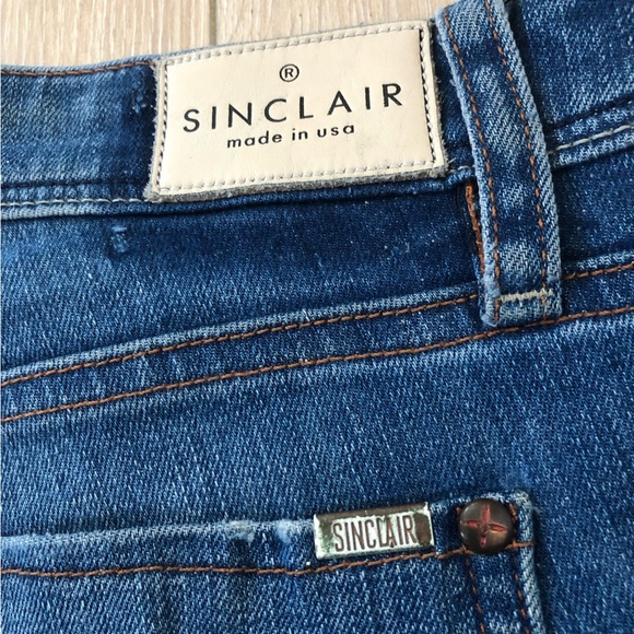 Sinclair MFGRP. Made in USA Distressed Jeans Size 26 - Picture 10 of 15
